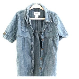 Toddler Girl Old Navy Denim Shirt Dress